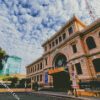 Aesthetic Saigon Central Post Office diamond painting