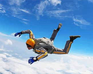 Aesthetic Skydiving diamond painting