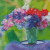 Aesthetic Sweetpea Flowers diamond painting