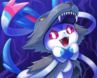 Aesthetic Sylveon Anime Art diamond painting