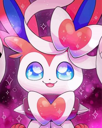 Aesthetic Sylveon Anime diamond painting