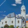 Aesthetic The Blue Church Slovakia diamond painting