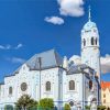 Aesthetic The Blue Church Slovakia diamond painting