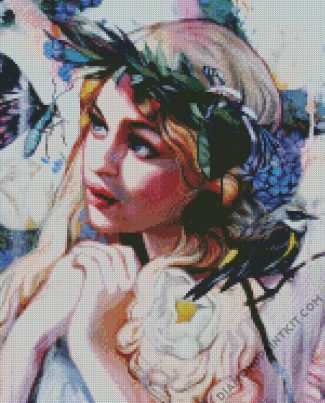 Aesthetic Angel Girl diamond painting