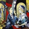 Aesthetic Cubism Couple diamond painting