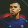 Aesthetic Footballer Kylian Mbappé diamond painting