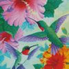 Aesthetic Green Hummingbird diamond painting