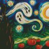 Aesthetic Halloween Starry Night diamond painting