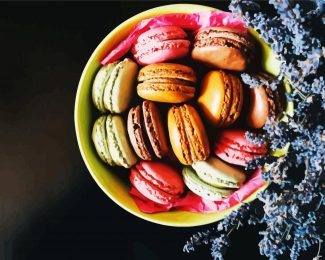 Aesthetic Macarons diamond painting