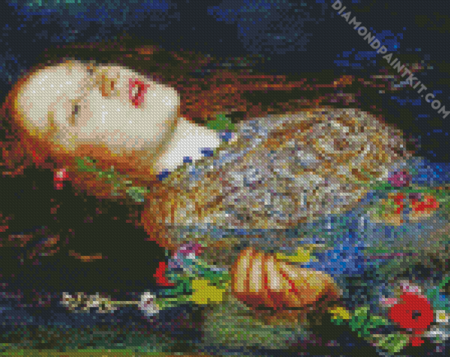 Aesthetic Ophelia diamond painting