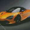 Aesthetic Orange Mclaren diamond painting