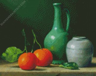 Aesthetic Oranges Still Life diamond painting