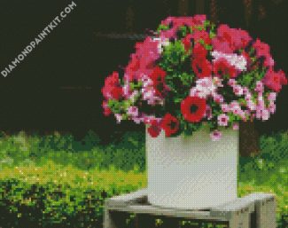 Aesthetic Petunias diamond painting