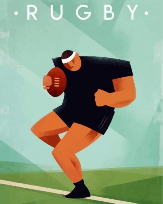 Aesthetic Rugby diamond painting