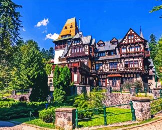 Aesthetic Sinaia diamond painting