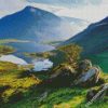 Aesthetic Snowdonia National Park diamond painting