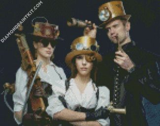 Aesthetic Steampunk People diamond painting