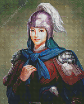 Aesthetic Warrior Woman diamond painting