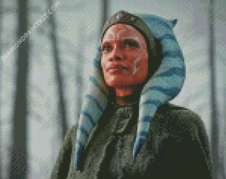 Ahsoka Tano Rosario Dawson diamond painting