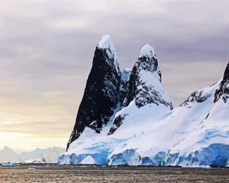 Antarctica Glacier Mountains diamond painting