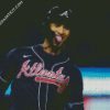 Baseball Player Atlanta Braves diamond painting