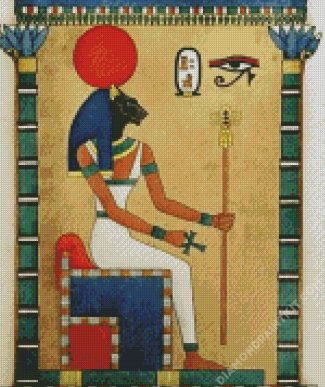 Bast Egyptian diamond painting