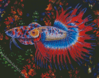 Betta Fish diamond painting