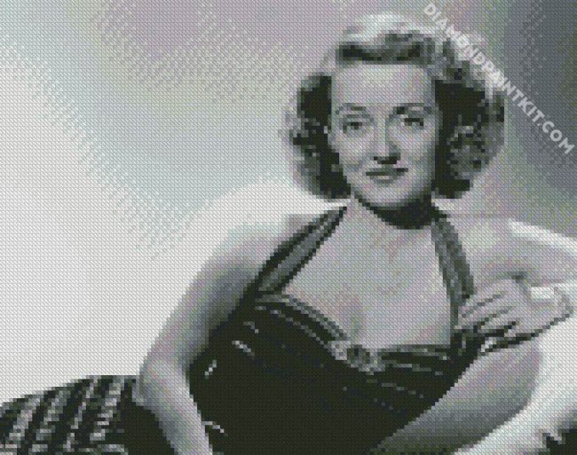 Black And White Bette Davis Actress diamond painting