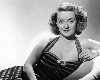 Black And White Bette Davis Actress diamond painting