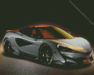 Black Mclaren Car diamond painting