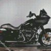 Black Roadglide diamond painting