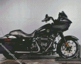 Black Roadglide diamond painting