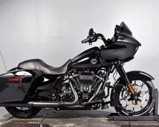 Black Roadglide diamond painting