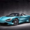 Blue Mclaren Car diamond painting