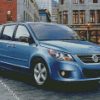 Blue Volkswagen Routan diamond painting