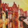 Bruges At Sunset diamond painting