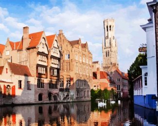 Bruges Belgium diamond painting