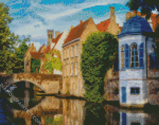 Bruges River diamond painting