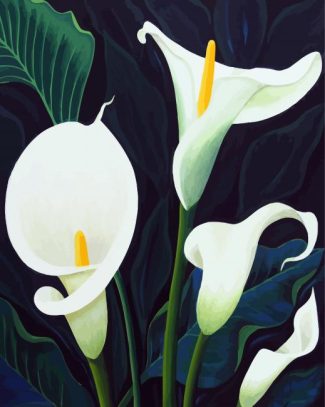 Calla Lily Plants diamond painting