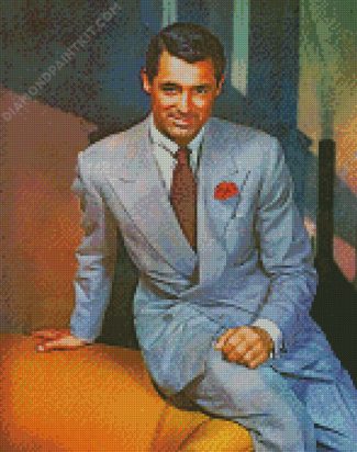 Cary Grant American Actor diamond painting