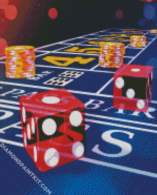 Casino Craps diamond painting