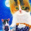 Cat And Mouse diamond painting