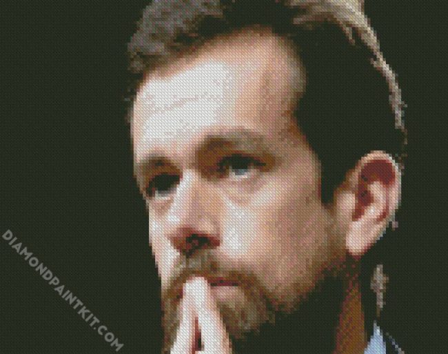 Ceo Of Twitter Jack Patrick Dorsey diamond painting