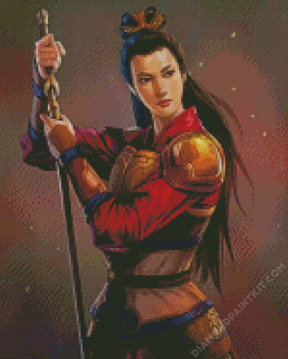 Chinese Warrior diamond painting