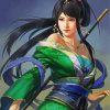 Chinese Warrior Lady diamond painting