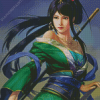 Chinese Warrior Lady diamond painting