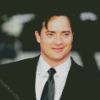 Classy Brendan Fraser Actor diamond painting