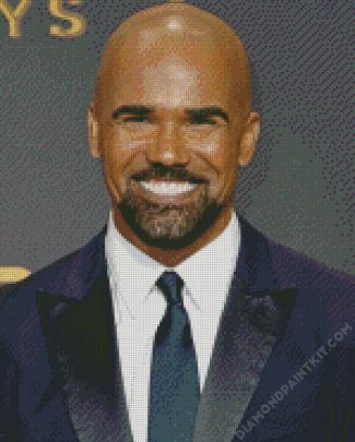 Classy Shemar Moore diamond painting