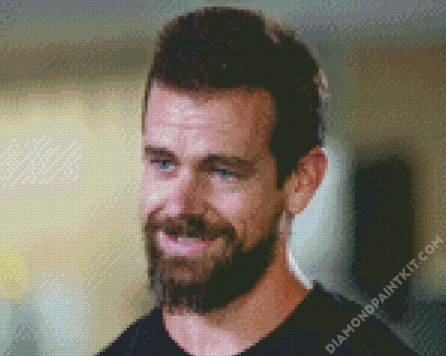 Founder Of Twitter Jack Dorsey diamond painting