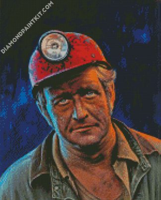 Coal Miner diamond painting